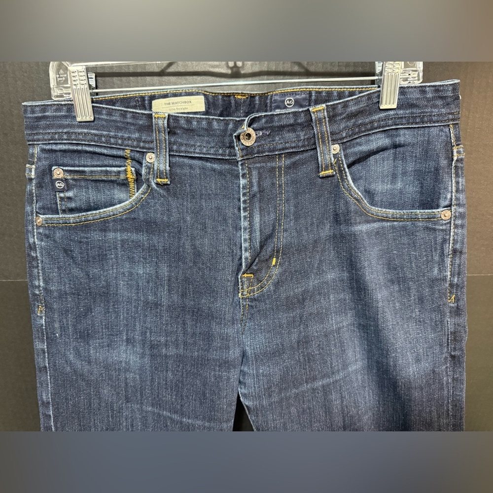 🍥AG Adriano Goldschmied Matchbox Slim Blue Jeans - Picture 5 of 16